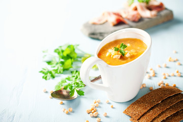 Pea soup