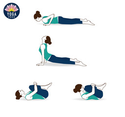 ヨガ　ポーズ　セット