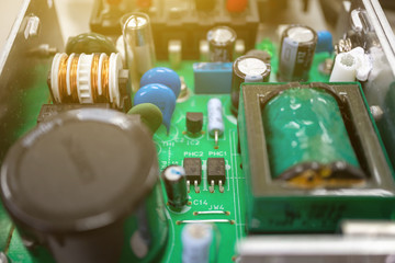 Take a close-up of power equipment