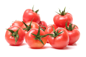 fresh tomato isolated on white background
