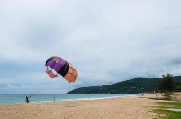 people's life on the beach. 