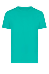 Naklejka premium Blank aqua t-shirt