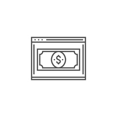 Landing Page Line Icon