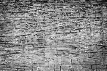 Pattern cracked old wooden background.