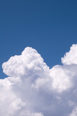 Naklejka na ściany i meble Cumulus clouds of the sky