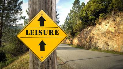 Street Sign to Leisure