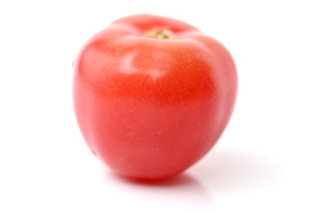 fresh tomato isolated on white background