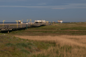 Obraz premium boardwalk in St. Peter Ording