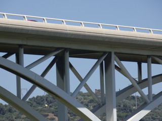 Puente sobre el río Llobregat a la altura de Molins de Rei