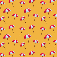 Beach umbrella pattern background
