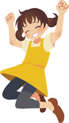 ジャンプする子ども