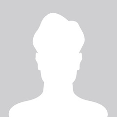 Person gray photo placeholder man