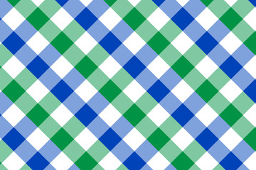 Mint and Light Blue Gingham pattern. Texture from rhombus/squares for - plaid, tablecloths, clothes, shirts, dresses, paper, bedding, blankets, quilts and other textile products. 