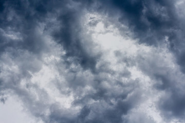 Fototapeta premium original dark clouds before heavy rain. background of sky and storm.