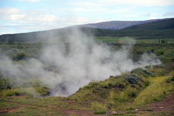 Hochtemperaturgebiet auf Island