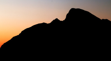 Devils Peak Silhouette