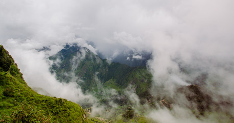 Fototapeta na wymiar Glimpse of Himalayas