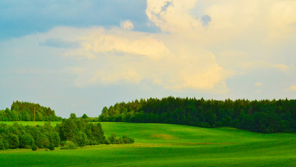 Fototapeta premium londscape fields