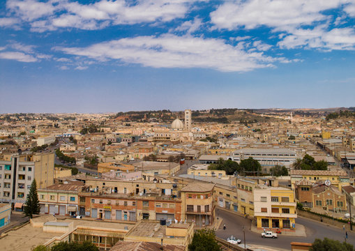 Eritrea, Horn Of Africa, Asmara, aerial view
