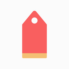Label Tag icon. New trendy art style label tag icon illustration