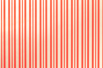 Light red and golden background from wrapping striped paper.