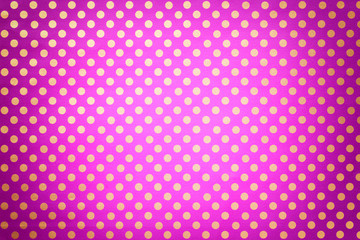 Light purple background from wrapping paper with a pattern of polka dot closeup.