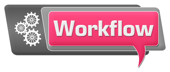 Workflow Pink Grey Comment Symbol Horizontal 