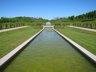 Frederiksborg Slotspark in Hillerod, Denmark