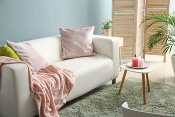 Interior of modern comfortable room