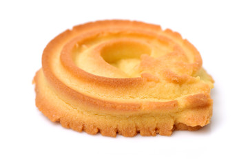 Cookies on white background