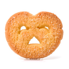 Cookies on white background