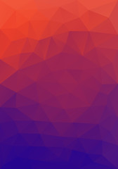 abstract colorful low poly triangular shape pattern background design