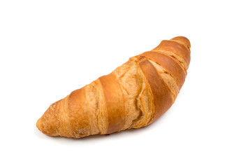 Sweet braided puff pastry isolated or pate feuilletee