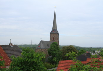 Fototapeta na wymiar Old church in a village