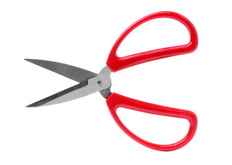 scissors on a white background