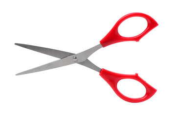 scissors on a white background