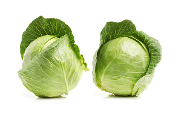 cabbage on white background