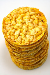 Corn cakes.