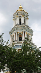 Fototapeta na wymiar Big Lavra Bell Tower in Kiev