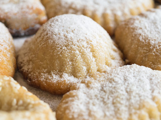Ramadan sweets close-up. Egyptian cookies 