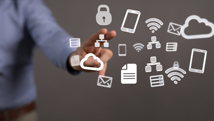 data code binary concept