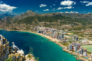 Calpe and beaches view