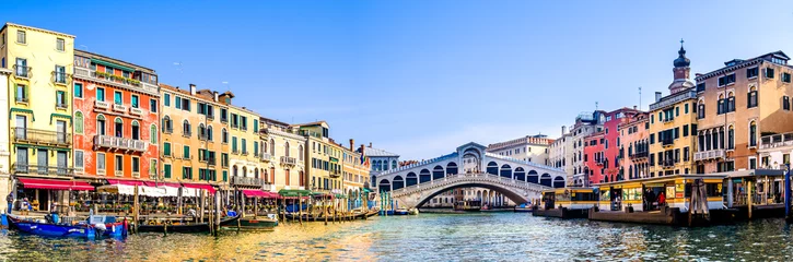 Papier Peint photo Pont du Rialto Pont du Rialto à Venise - Italie