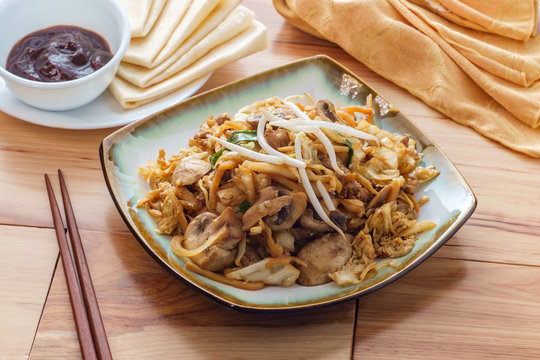 Moo Shu Pork Pancakes