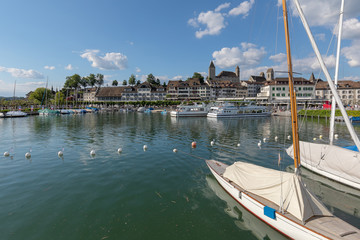 Fototapeta na wymiar Rapperswil am Zürichsee, Schweiz