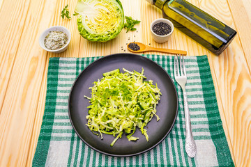 Fresh cabbage salad