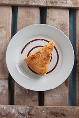 delicious potato omelet skewer