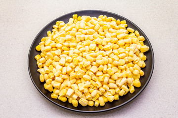 Frozen organic sweet corn