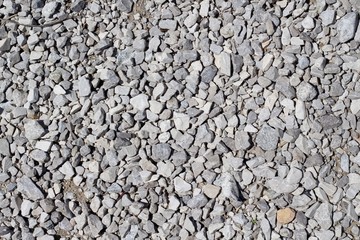 A close view of the rocks and pebble texture surface.
