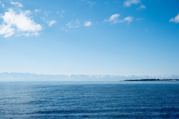 The mountains and sea scenery with blue sky, Islands: Lord Loughborough, Myanmar